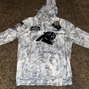 Nike Salute To Service Carolina Panthers Hoodie BRAND NEW